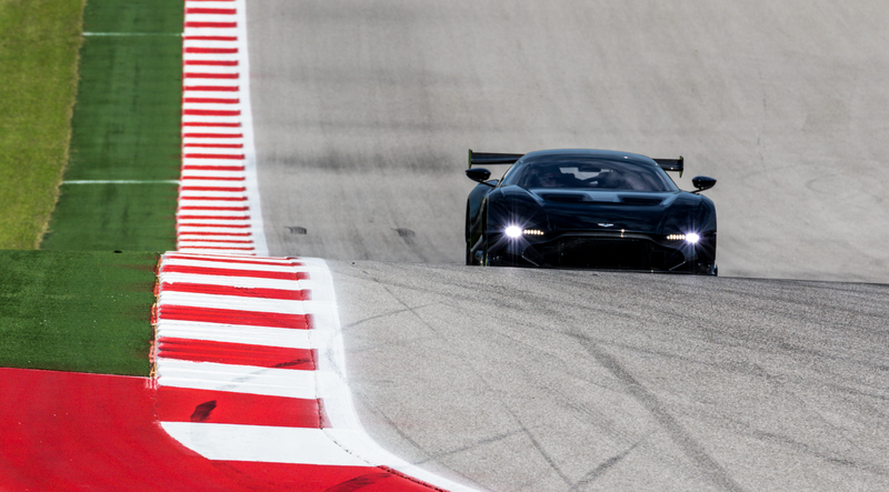 Illustration for article titled Behold The Unfathomably Gorgeous Spectacle Of An Aston Martin Vulcan Track Day